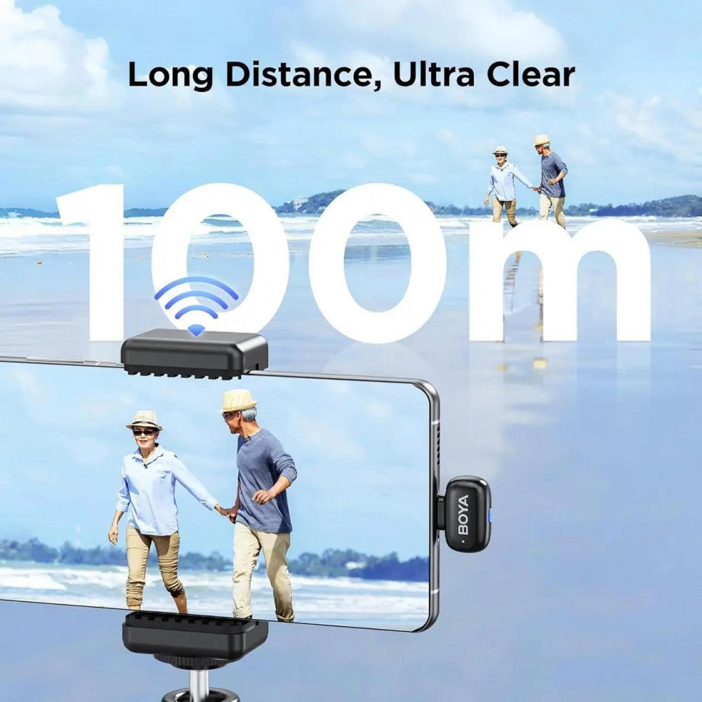 Беспроводной микрофон для телефона BOYA Mini-15