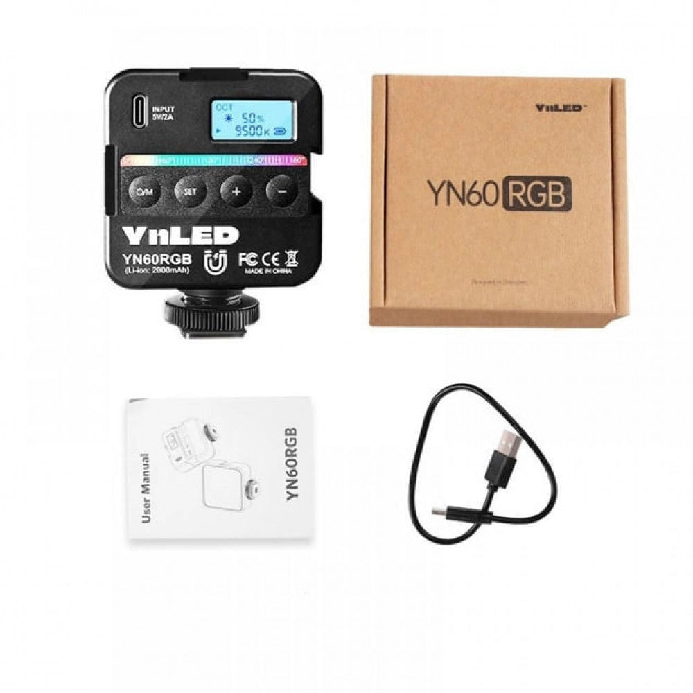 Лампа відеосвітло LED YN60 RGB