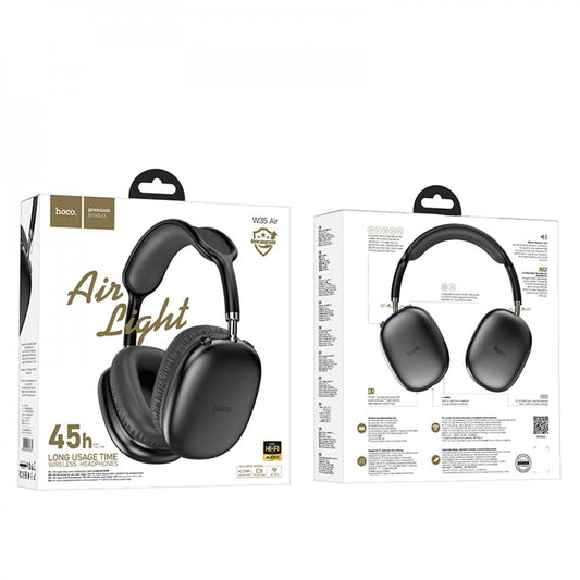 Bluetooth Headphones - Hoco W35 Air Triumph - Black