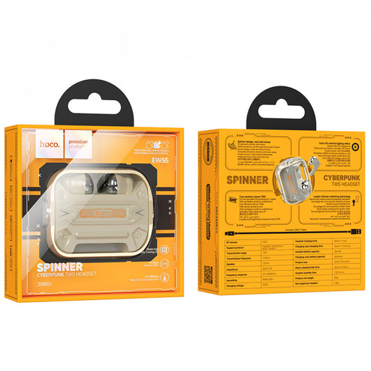 TWS Bluetooth Headset Hoco EW55 — Gold