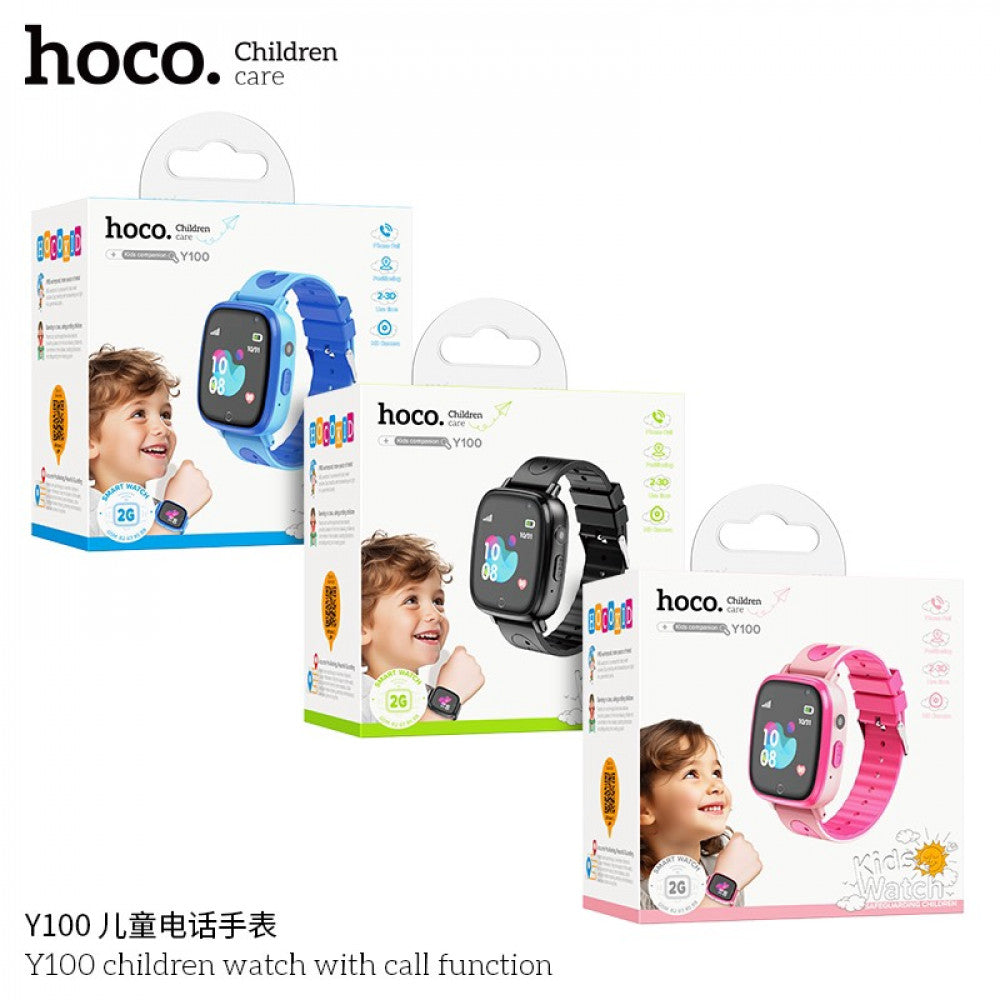 Smart Baby Watch Hoco Y100 — Black