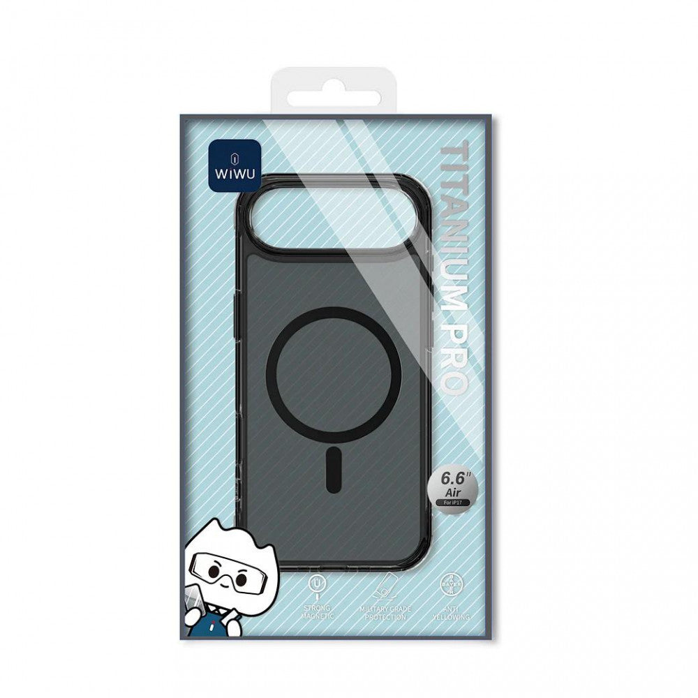 Titanium Case With MagSafe MCC-702 — iPhone 17 Air — Transparent Black