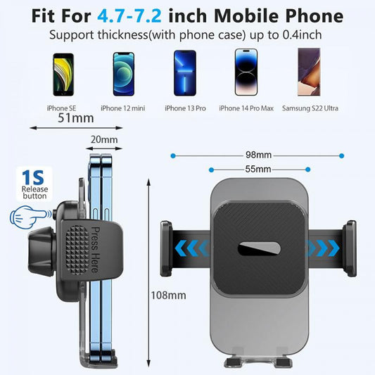 Автотримач розсувний на повітропровід ML-244