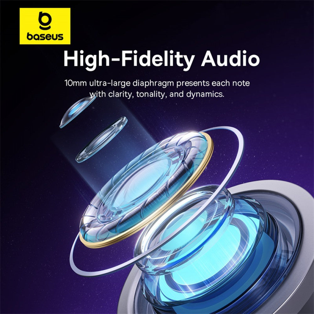 Навушники Type C з мікрофоном - Baseus CZ11 - A00164300113-Z1 Black