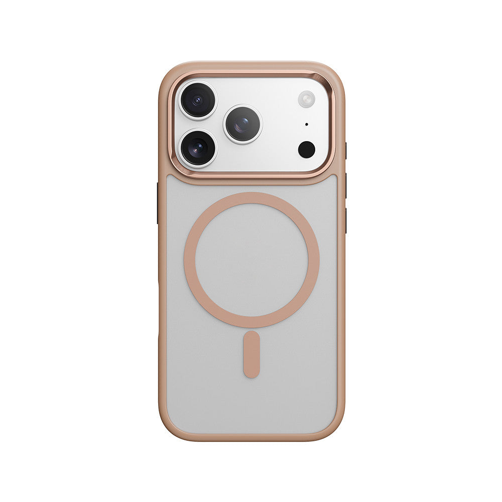 Накладка Чехлы Rock Guard Metal Lens Frame Series TPU Case with Magsafe iPhone 17 Pro Max — Orange