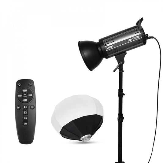 комплект сферичний софтбокс прожектор штатив LED LQ-150, 200W (5600k)