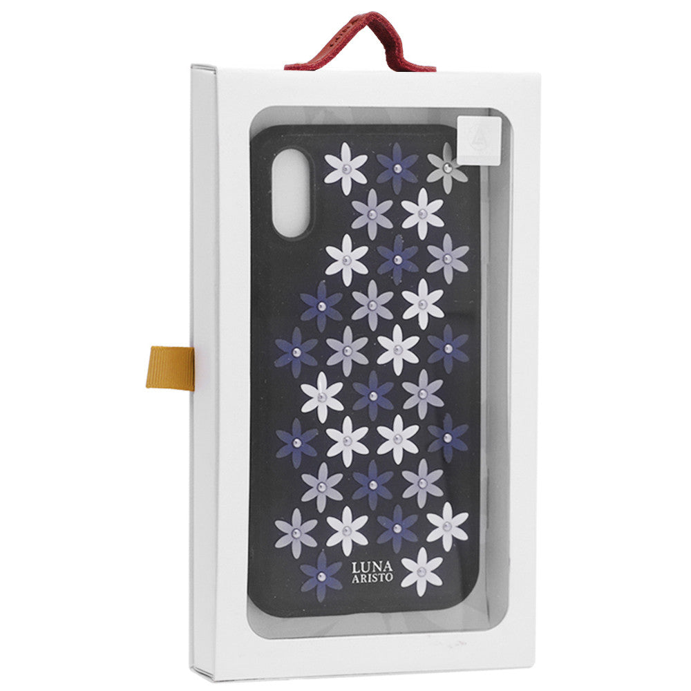 Накладка Чехлы Luna Aristo Daisies Case iPhone X ; XS — Black