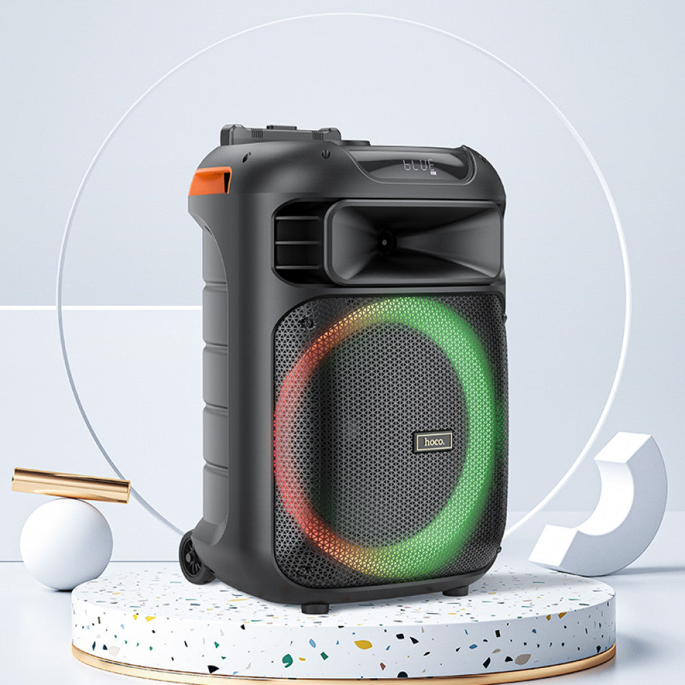 Bluetooth Speaker & 2 Microphones Hoco HA5 - Black