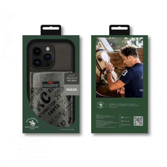 Накладка Чохли Polo Timothy Leather Case iPhone 15 Pro - Black