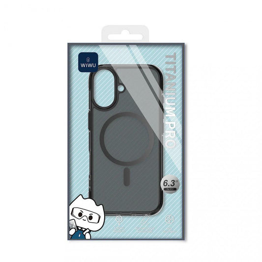 Накладка Чехлы Titanium Case With MagSafe MCC-702 — iPhone 17 — Transparent Black