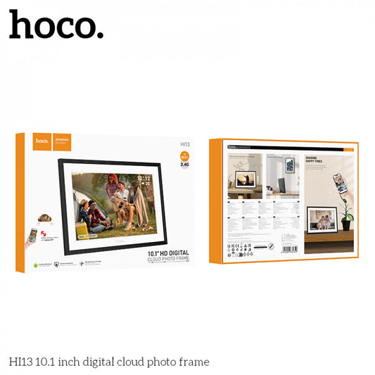 Цифровая фоторамка Hoco Hi13 10.1" HD, Android 6, 2.4G/WiFi, 5.0/13.0MP, 1 RAM/32