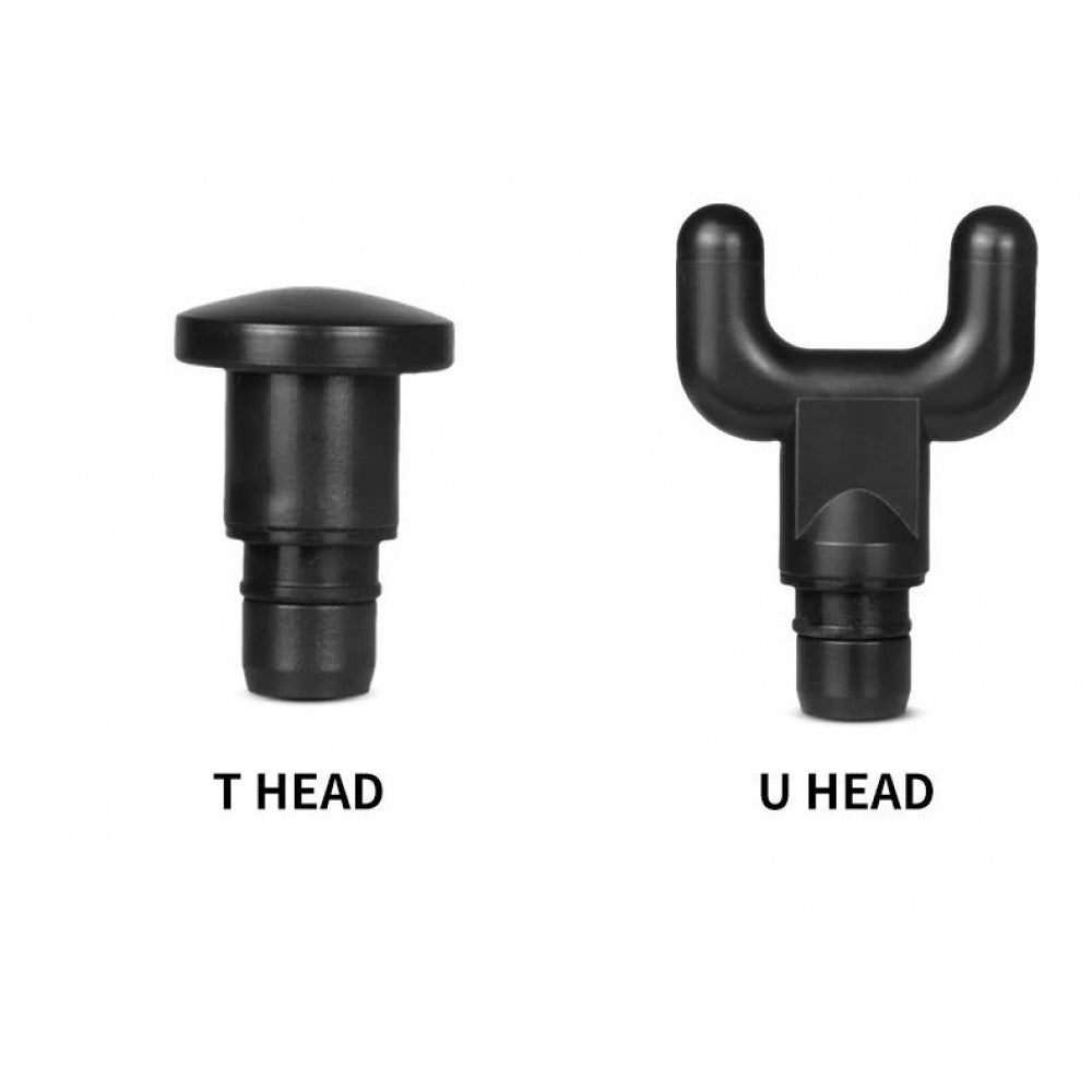 Портативний ручний масажер для тіла Fascial gun 8076 на літієвій батареї