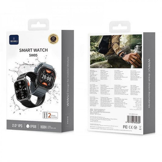 Wiwu SW05 Smart watch — Silver