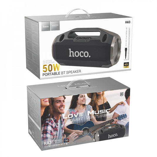Bluetooth Speaker — Hoco HA3 Drum — Black