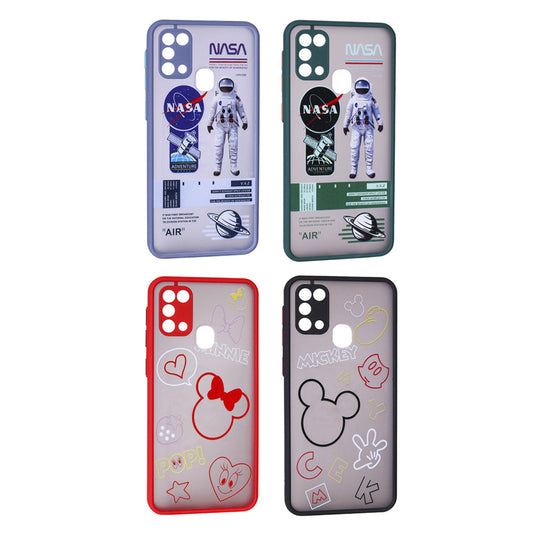 Накладка Чехлы Stickers Series TPU Case Samsung M31 — Khaki
