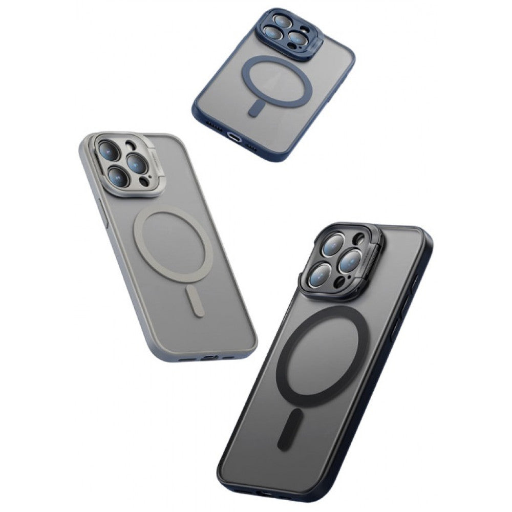 Накладка Чехлы Rock Guard Foldable Series TPU Case with Magsafe iPhone 15 — Titanium Grey