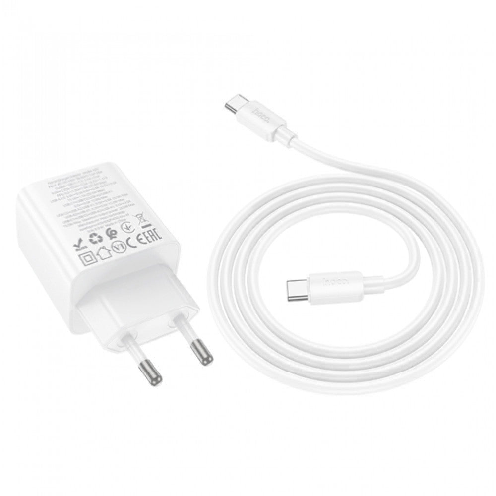 Home Charger | 20W | 2PD | 2U - Hoco N55 - White