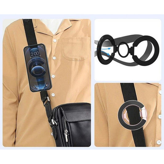 Підставка для телефону Ring With Magsafe ; Handcuff — Black