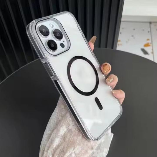 Накладка Чохли Colorful Case With Magsafe - iPhone 16 Plus - Black