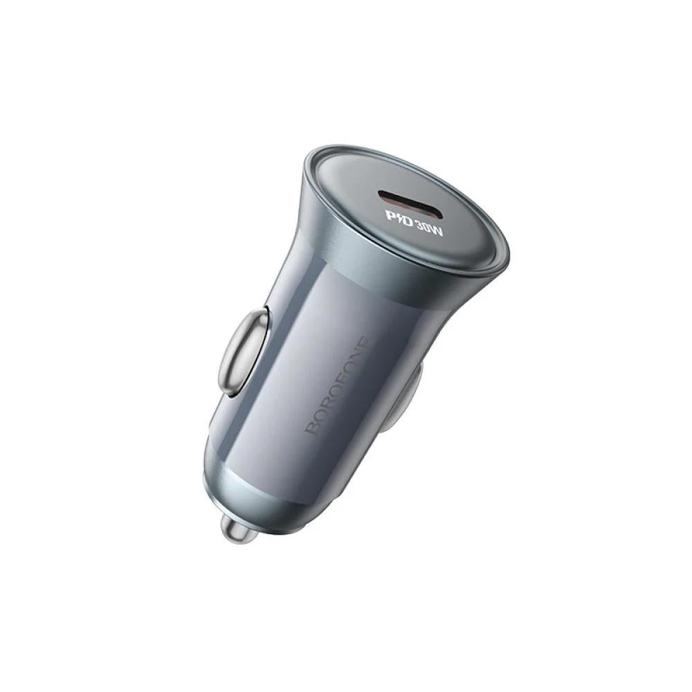 Car Charger | 43W | PD | QC3.0 C to Lightning Cable (1m) — Borofone BZ26A