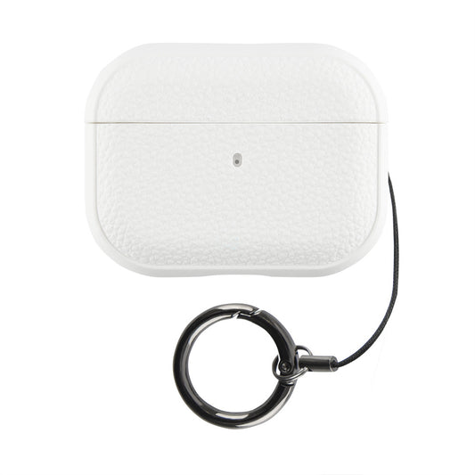 Чохол AirPods Pro 3 — шкіряний Ring — White