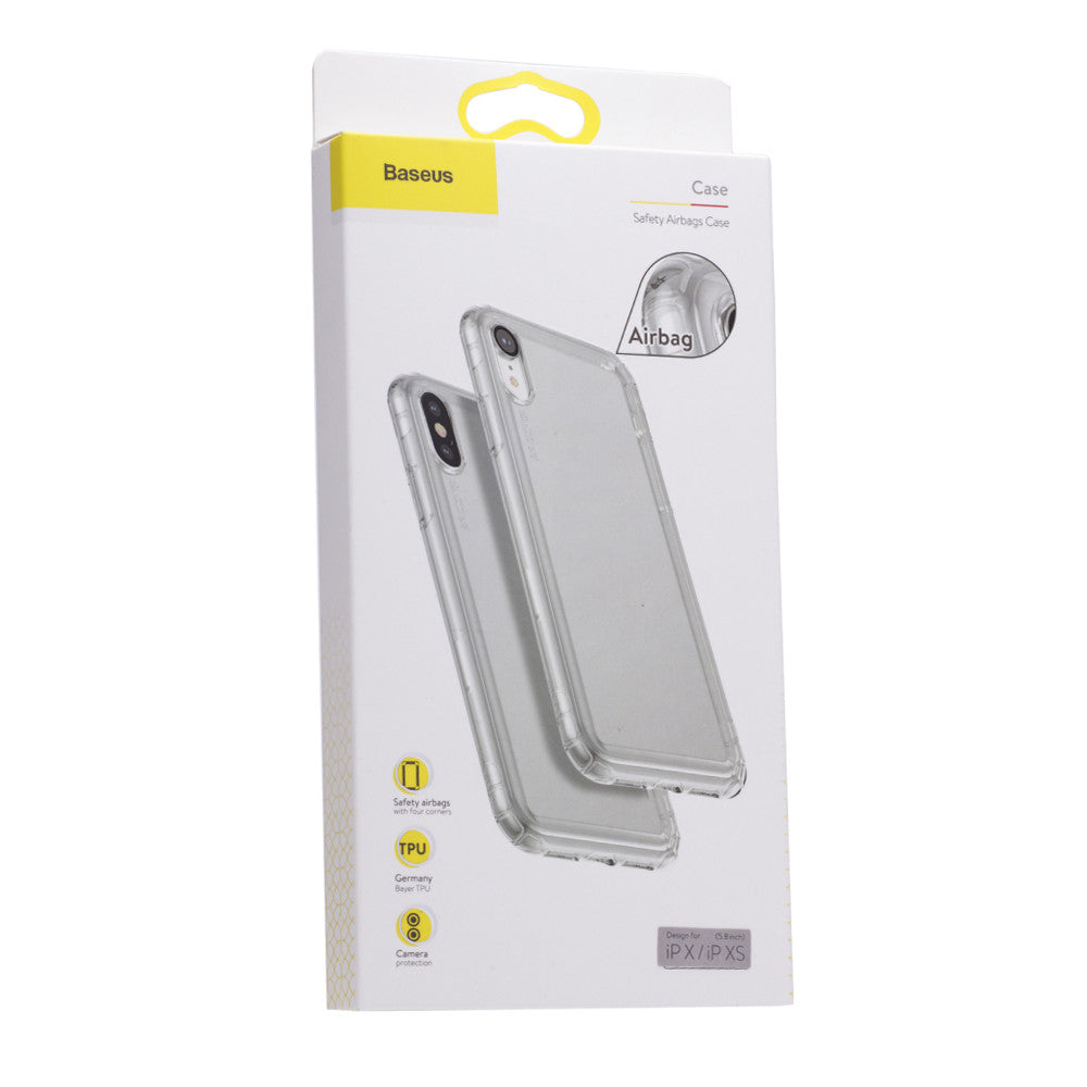 Накладка Чехлы Baseus Safety Airbags Case iPhone XS Max — Transparent Black