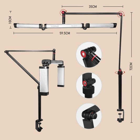 Косметологическая лампа с креплением к столу FZ-20H