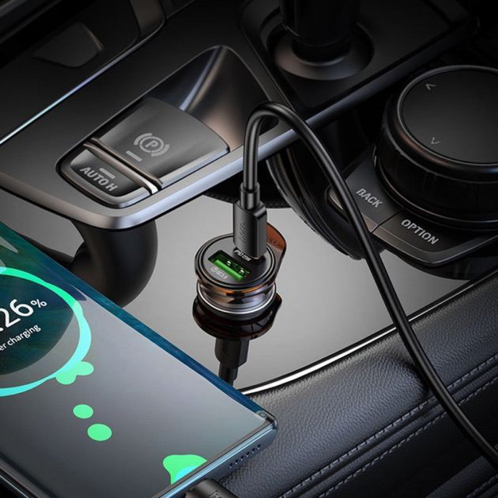 Car Charger 25W PD QC3.0 Hoco NZ16A