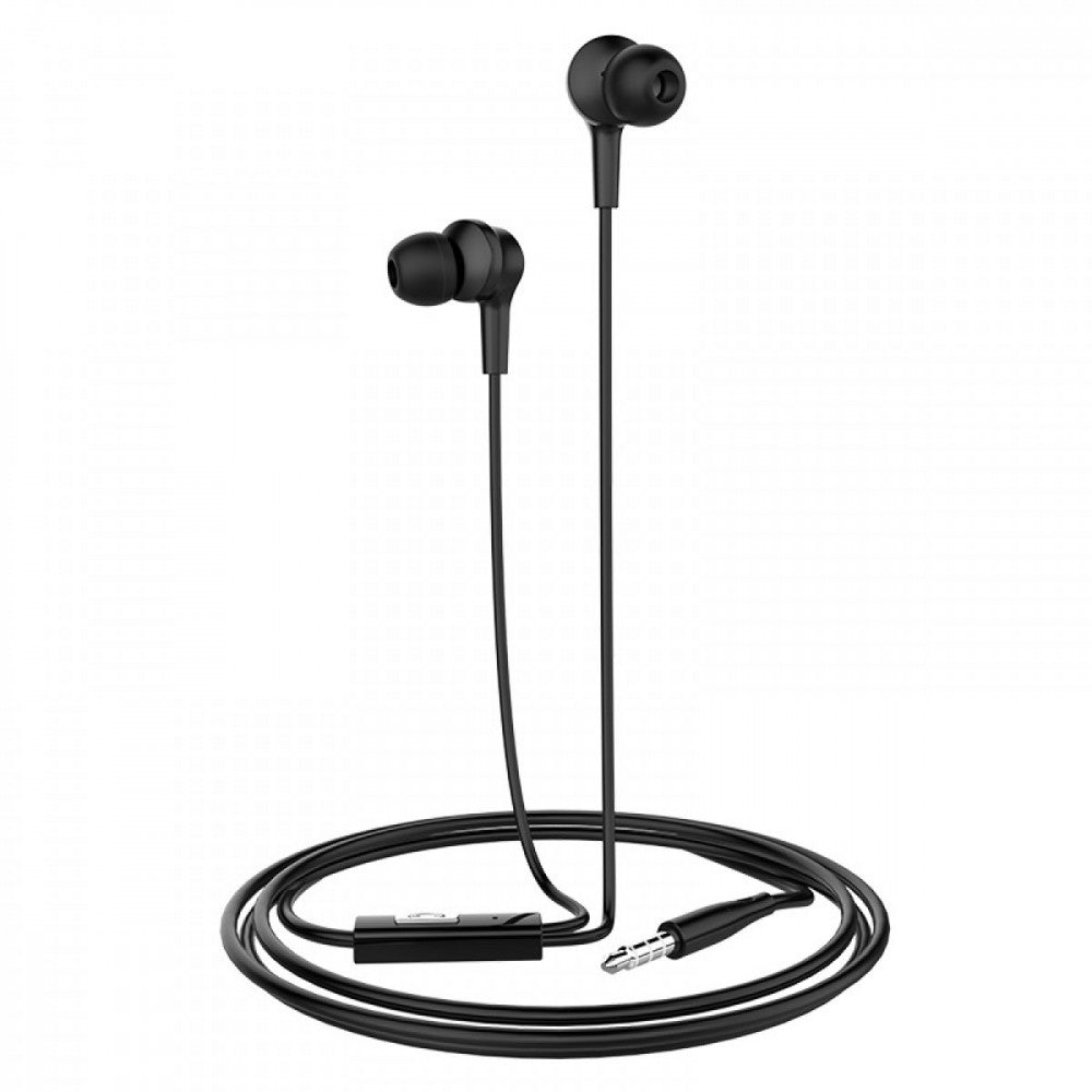 Навушники з мікрофоном 3.5mm Hoco M50 Daintiness — White