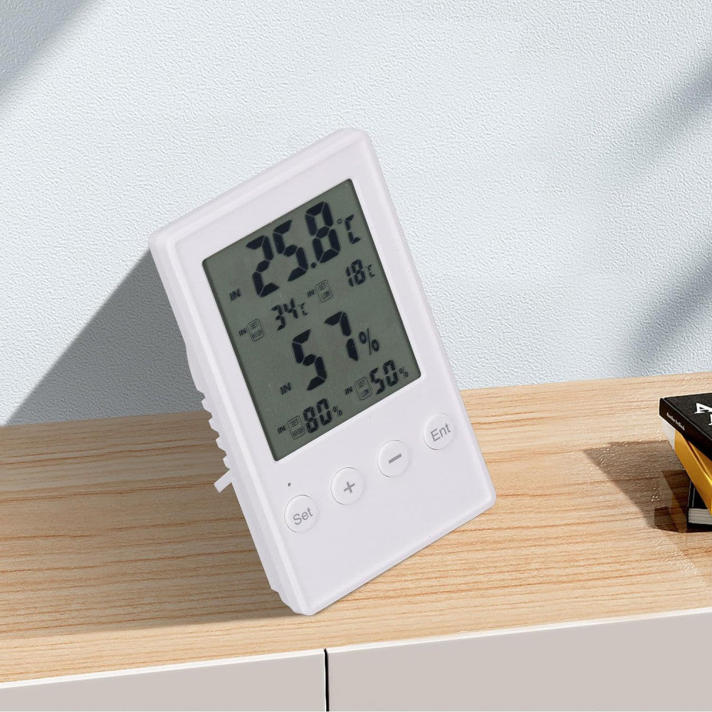 Цифровий годинник з термометром та гігрометром Digital Alarm