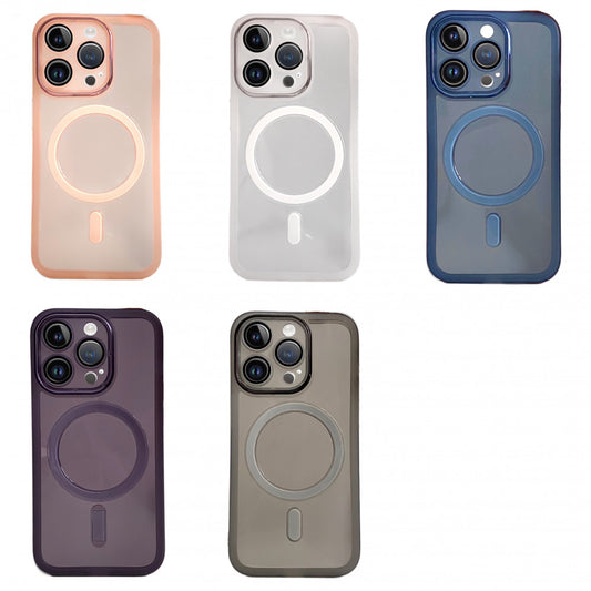 Накладка Чехлы Strong Color Case with MagSafe — iPhone 13 Pro Max — Orange