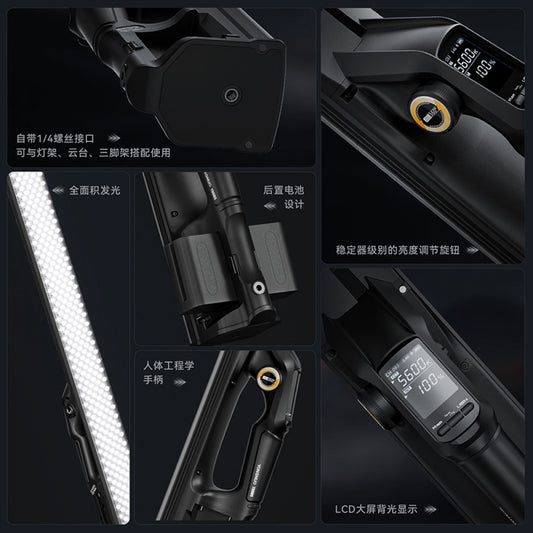 Лампа відеосвітло YN660S 60W color 3200-5600K