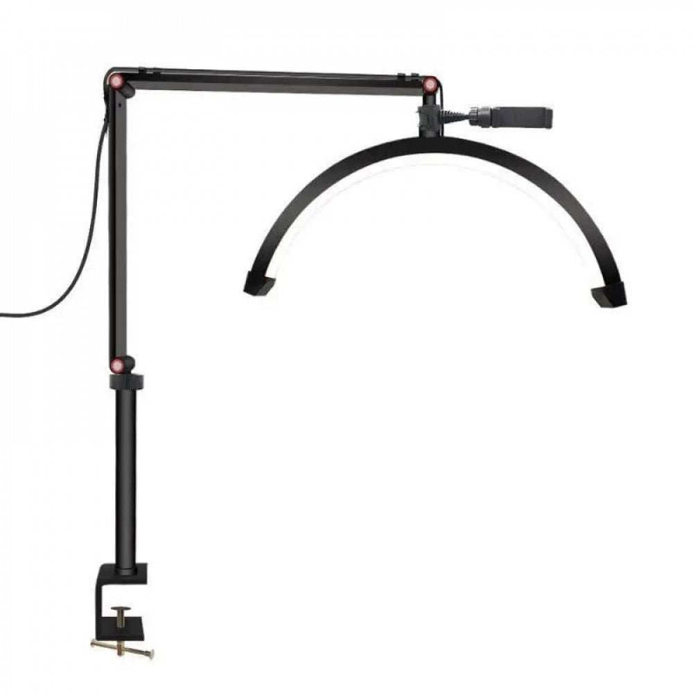 Бестеневая LED лампа HD-M3X 20W 45 cm color 3000K-6000K | 39x13 | 180 Lights | — Black