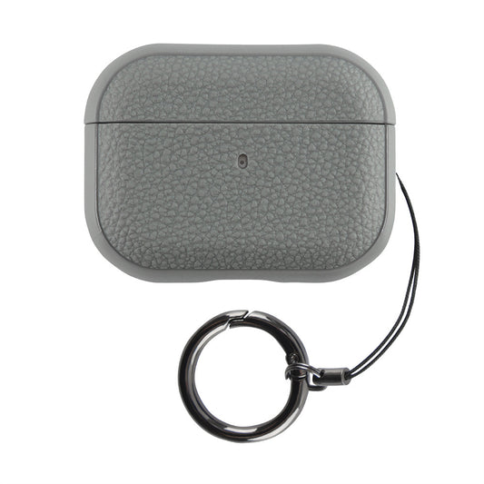 Airpods Pro 3 Case — Leather Ring — Grey