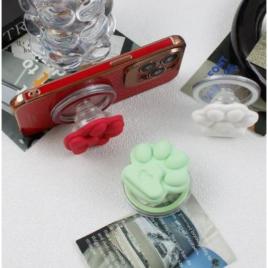 Popsocket magsafe « Cat paw » — Neon Pink