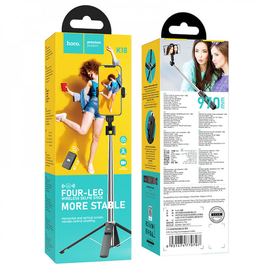 Monopod Tripod (0.97m) - Hoco K18 - black