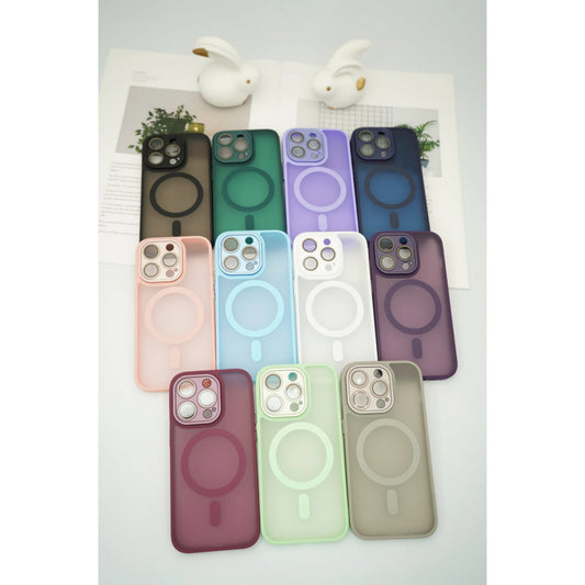 Накладка Чехлы PC Matte Case With Magsafe iPhone 15 Pro — Lavender