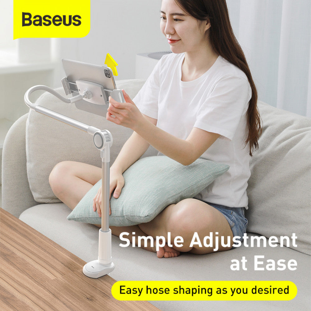 Lazy Phone Holder Baseus (LUZQ00001) Otaku Life Rotary Adjustment Pro — LUZQ000012 Silver