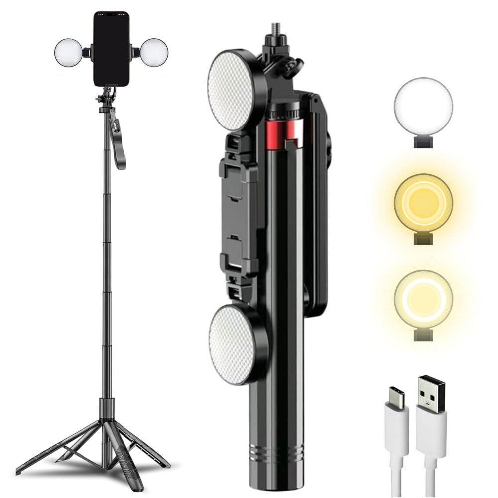 Monopod Tripod (1.85m) — P185-K with LED