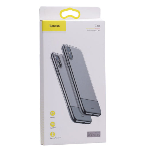 Накладка Чехлы Baseus Soft And Hard Case iPhone X ; XS Gold