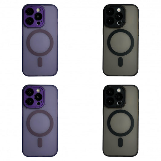 Накладка Чехлы Protective Camera Matte Case With MagSafe iPhone 15 — Black