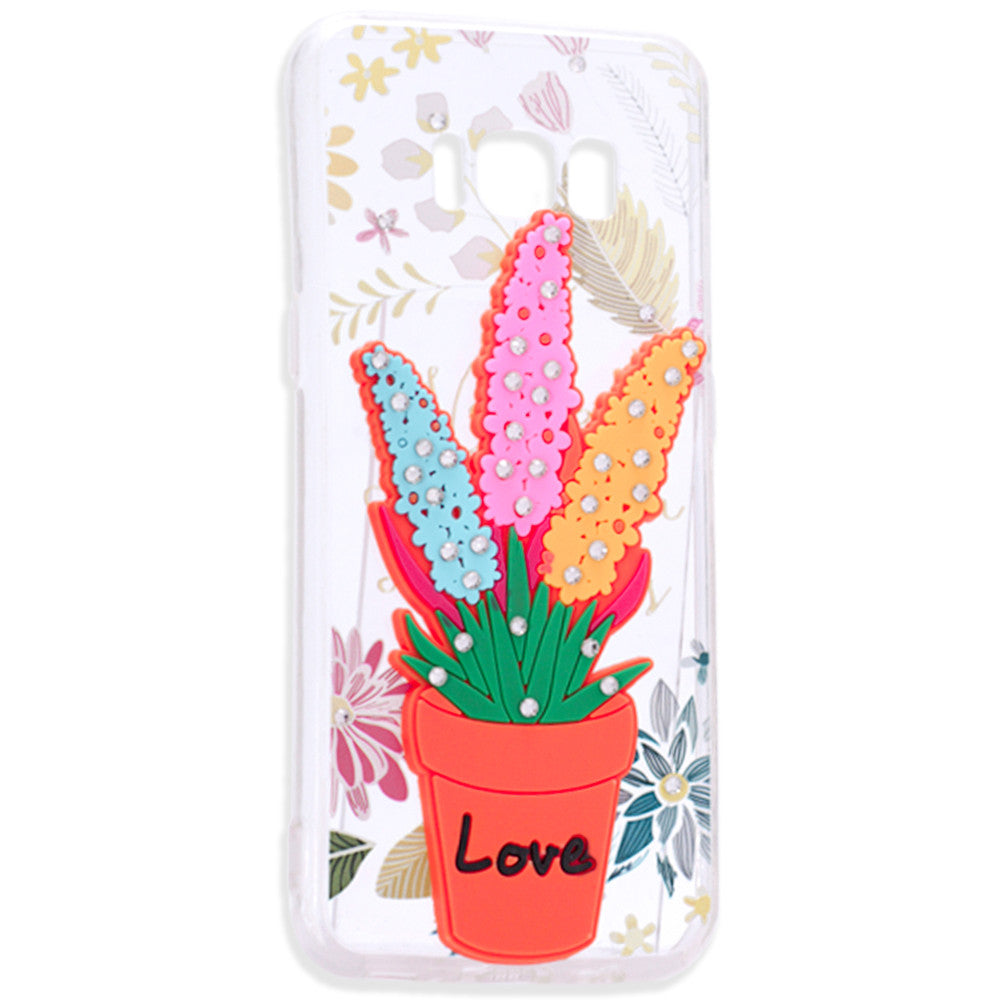 Накладка Чехлы Flowers Diamonds TPU Case Samsung J7 2017(J730)