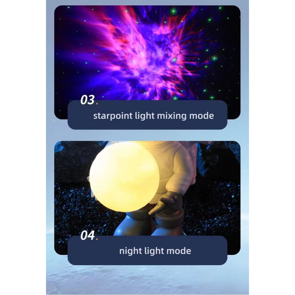 Ночной светильник-проектор - Astronaut Star Lightr TDK-33