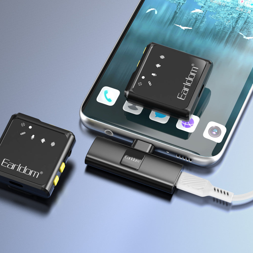 Беспроводной микрофон для телефона USB C — Earldom ET-MC10C