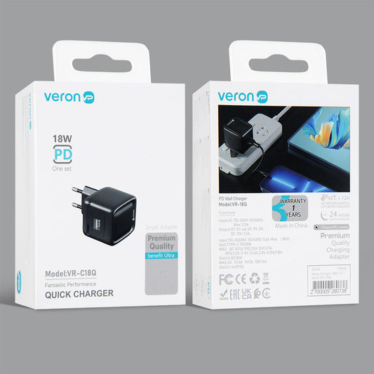 Home Charger | 18W | 1U - Veron VR-C18Q