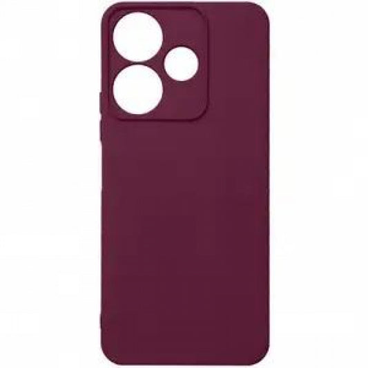 Original Silicone Case Xiaomi Redmi Note 14 Pro 5G — Maroon