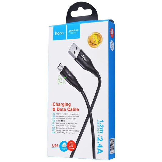Кабель Hoco U93 Shadow Micro — Black