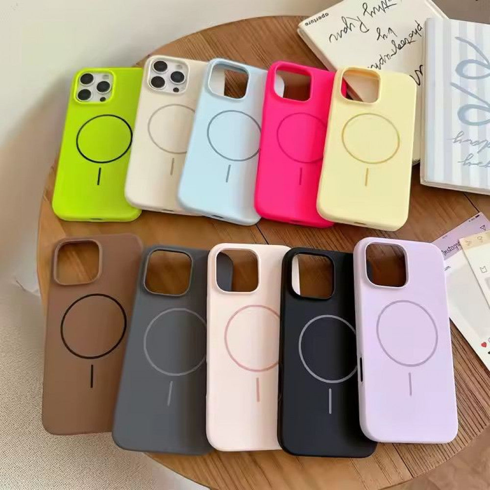 Накладка Чехлы Silicone Case HC with MagSafe — iPhone 17 — Black (18)