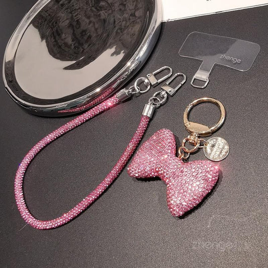 Брелок Swarovski — Bow Gold