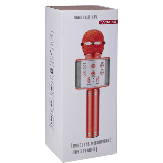 Bluetooth Караоке - мікрофон — WS-858 — Black